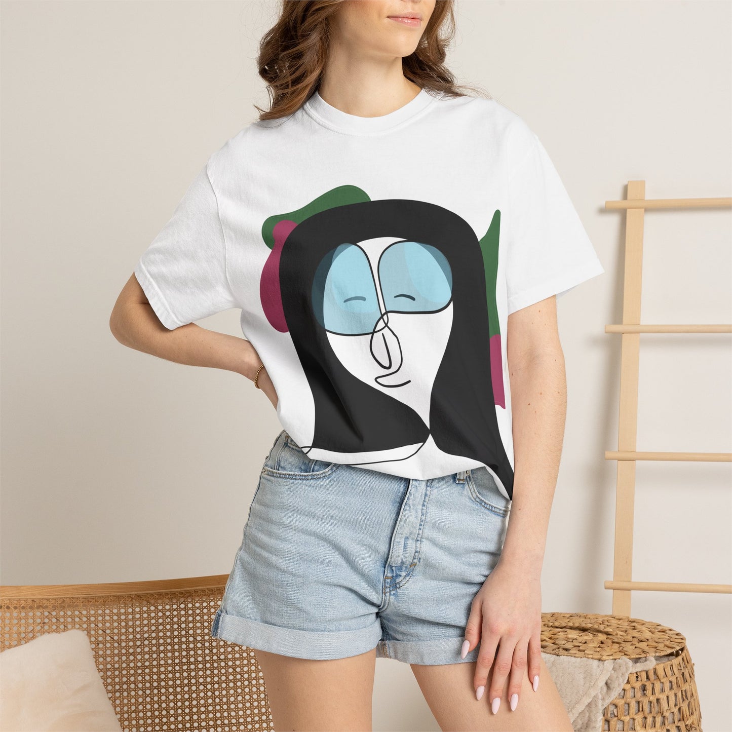 Silent Portrait — T-Shirt d'Arte Minimalista | Leandro Freitas