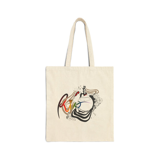 Boombox Groove — Tote Bag Canvas Art | Leandro Freitas