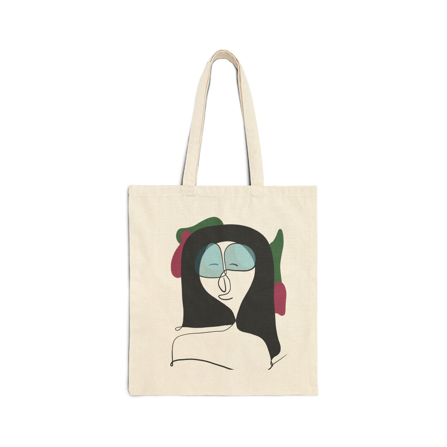 Silent Portrait — Tote Bag Algodão Arte Minimalista | Leandro Freitas